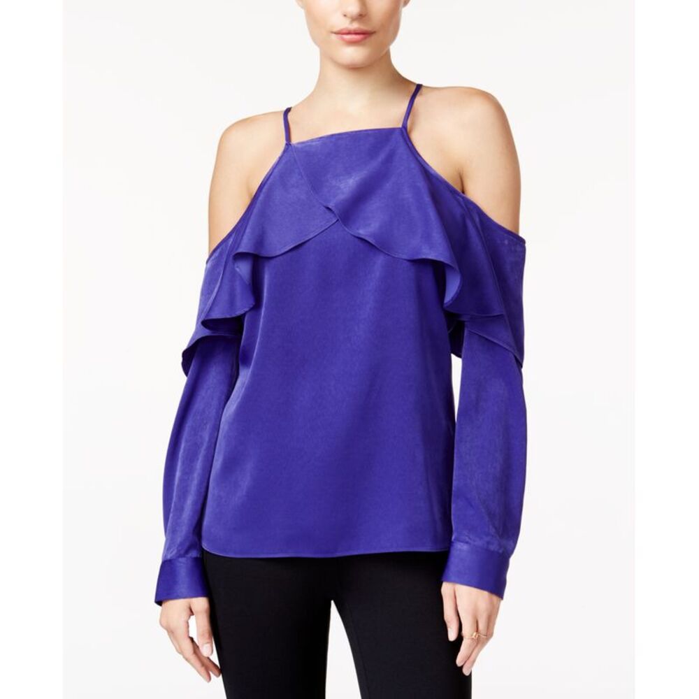 Bar III Cold-Shoulder Top